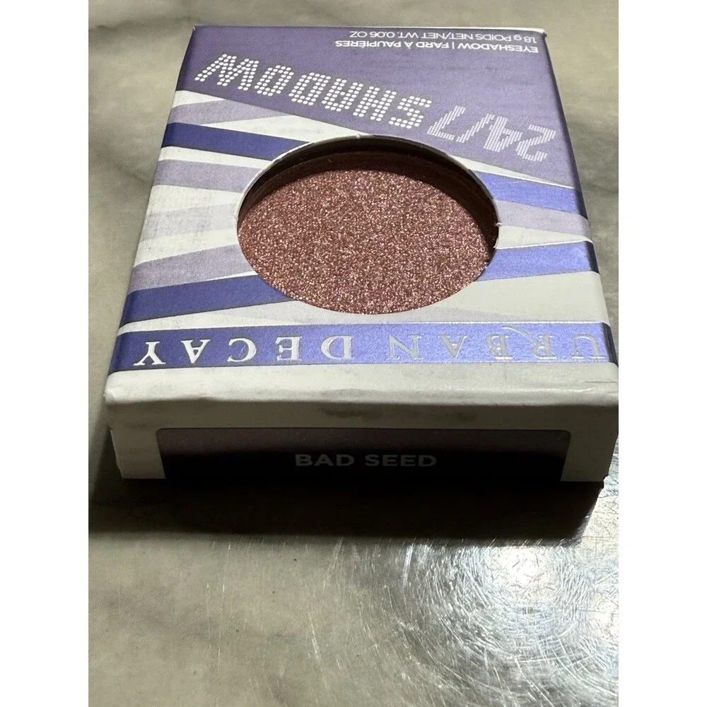 2 Urban Decay 24/7 Shadow Full Size- 1.8g/0.06oz Shade: BAD SEED New in Box
